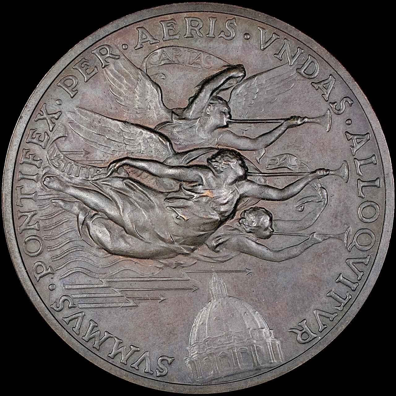 【雨安】【直播拍卖】【第0127期-裸币套币】2026-03-13 周五 19:30 (金价1140, 银价21.50) [徽章奖章] Vatican [章] 梵蒂冈 1942年 庇护十二世 铜章