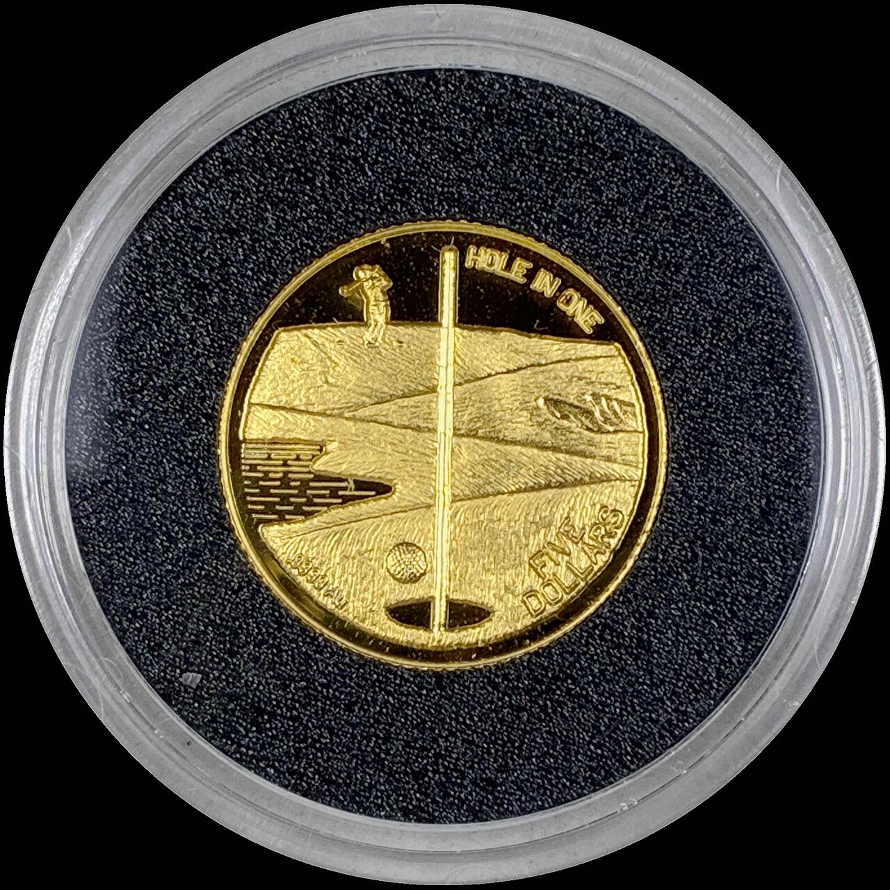 【雨安】【直播拍卖】【第0127期-裸币套币】2026-03-13 周五 19:30 (金价1140, 银价21.50) [裸币金币] Bahamas [金币] 巴哈马 5元 1994年 高尔夫 [3.11克, 0.999金]