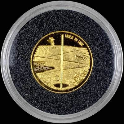 【雨安】【直播拍卖】【第0127期-裸币套币】2026-03-13 周五 19:30 (金价1140, 银价21.50) - [裸币金币] Bahamas [金币] 巴哈马 5元 1994年 高尔夫 [3.11克, 0.999金]