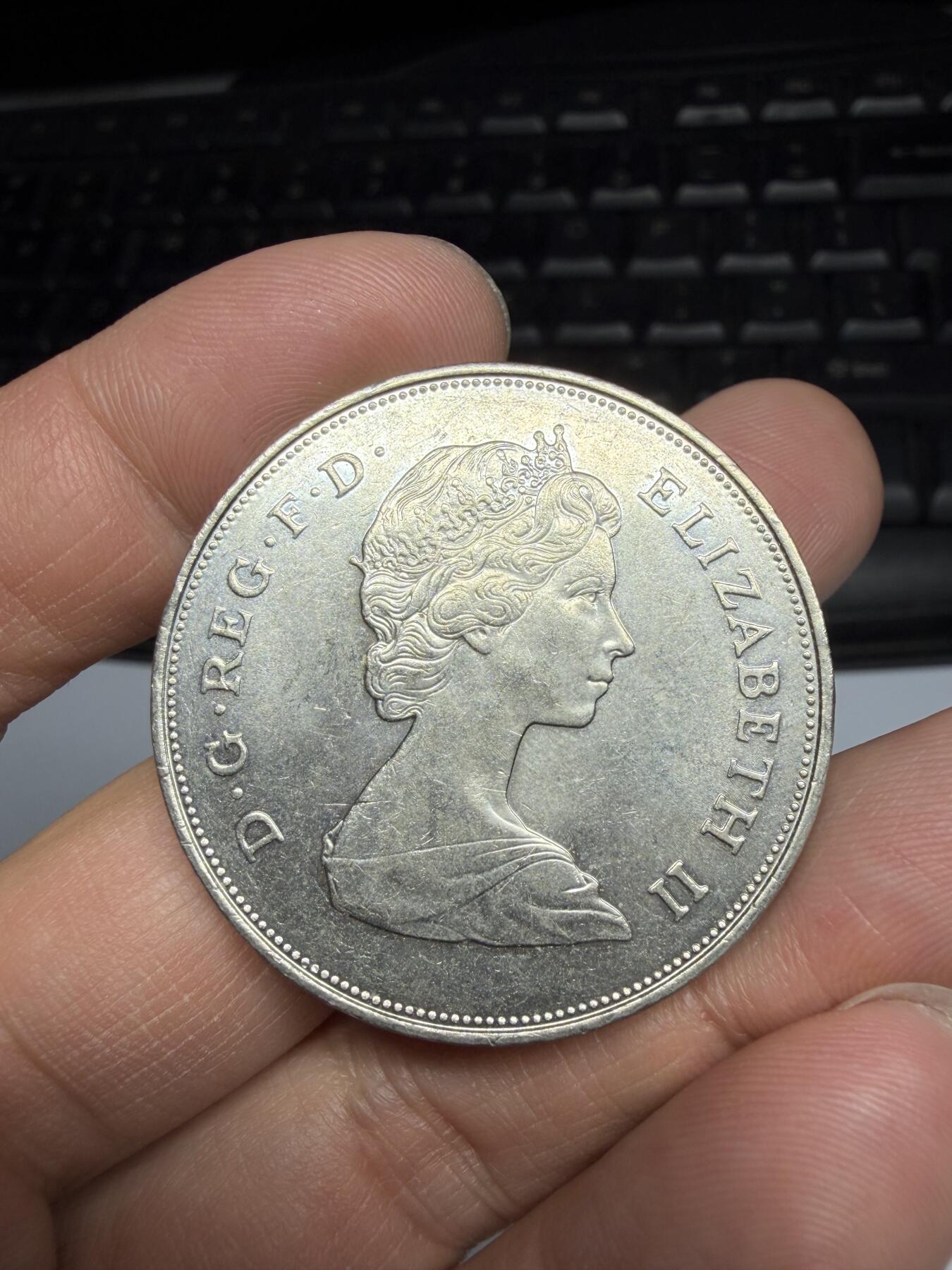 2026年集古藏今外币拍卖第三期-第3场—（总第313拍），可以寄存60天，满160元包邮。 1985年英国克朗纪念币