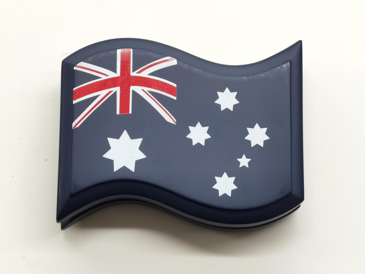 博洋堂世界钱币拍卖第164期（全场包邮） 澳大利亚2001年1元/25分子母银币 百年联邦（子币是七角形，象征澳大利亚的七个州）1盎司999银 发行量：3万 盒证全