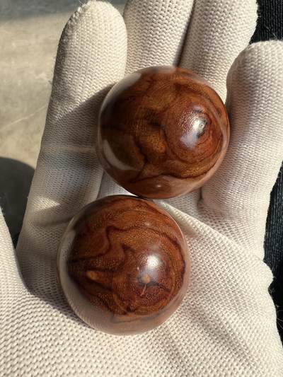 零元拍：海南黄花梨手球：35MM - 零元拍：海南黄花梨手球：35MM