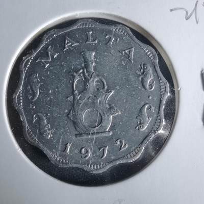 沼泽如烟--第1021场 - 马耳他1972年5米尔