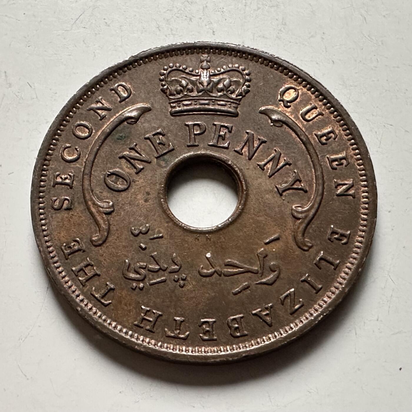 🌹外币初藏🌹🐯2026年第28场   每周二四六晚8️⃣点 接代拍 英属西非1956年一便士