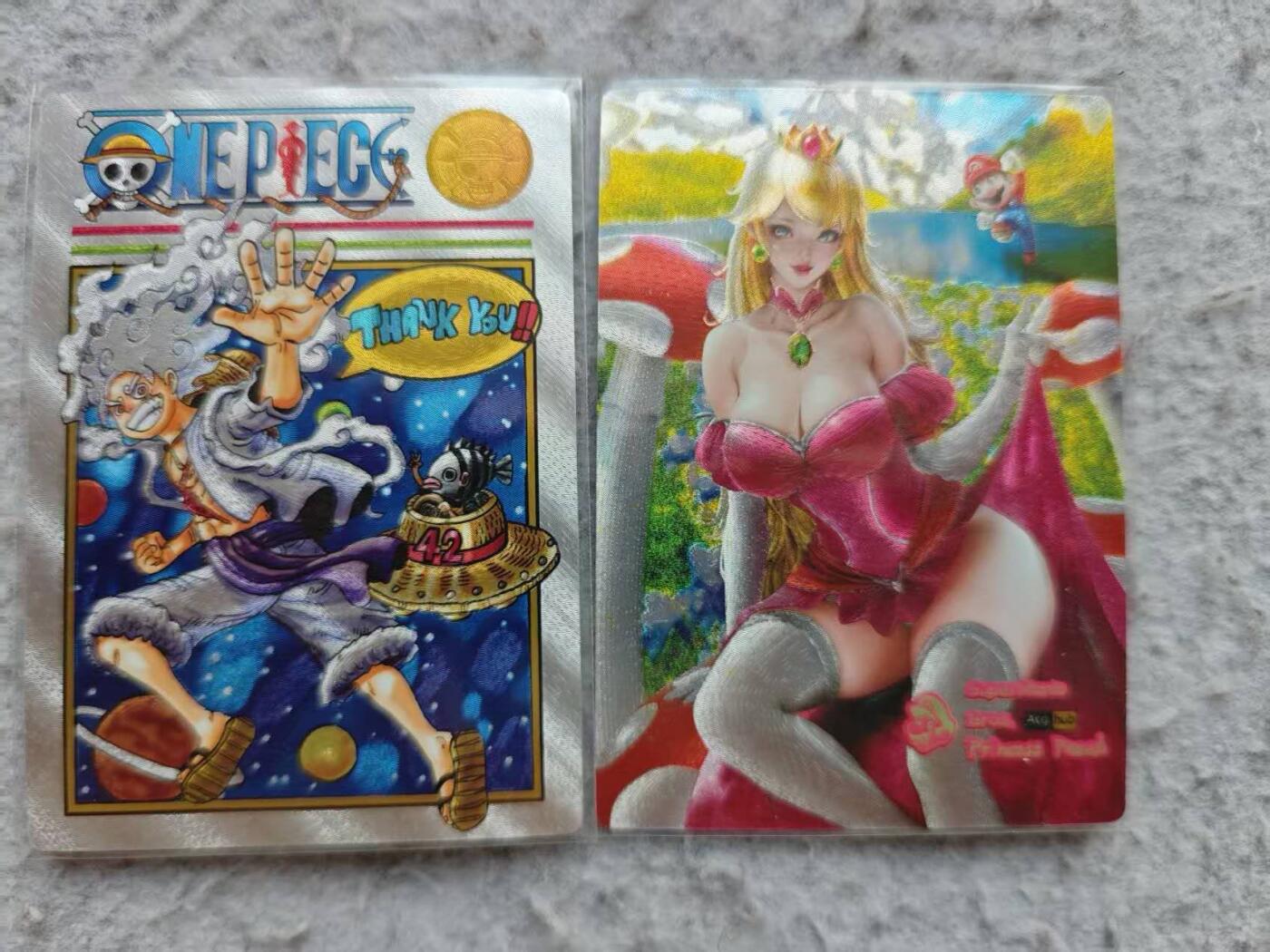 满赠PR！！龙虎卡牌-七八场（满200元包邮，无佣金，每周六结拍，欢迎送拍） 粗闪2张 奇点 路飞&碧琪公主