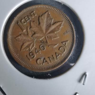 沼泽如烟--第1020场 - 加拿大1946年一分