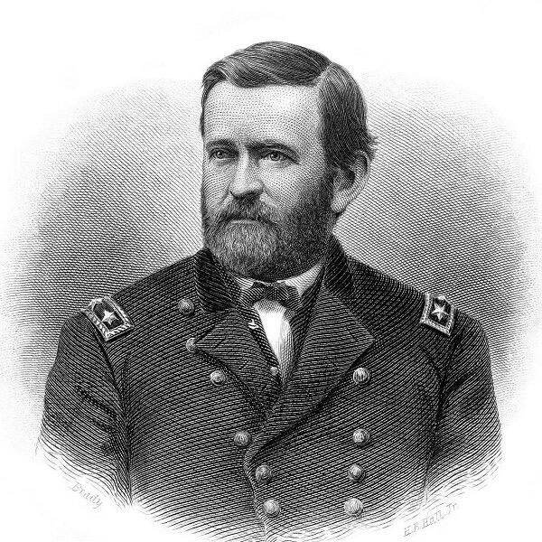 【艺术】美国艺术大章 格兰特总统指挥南北战争 高浮雕精制超大铜章 75MM 208克