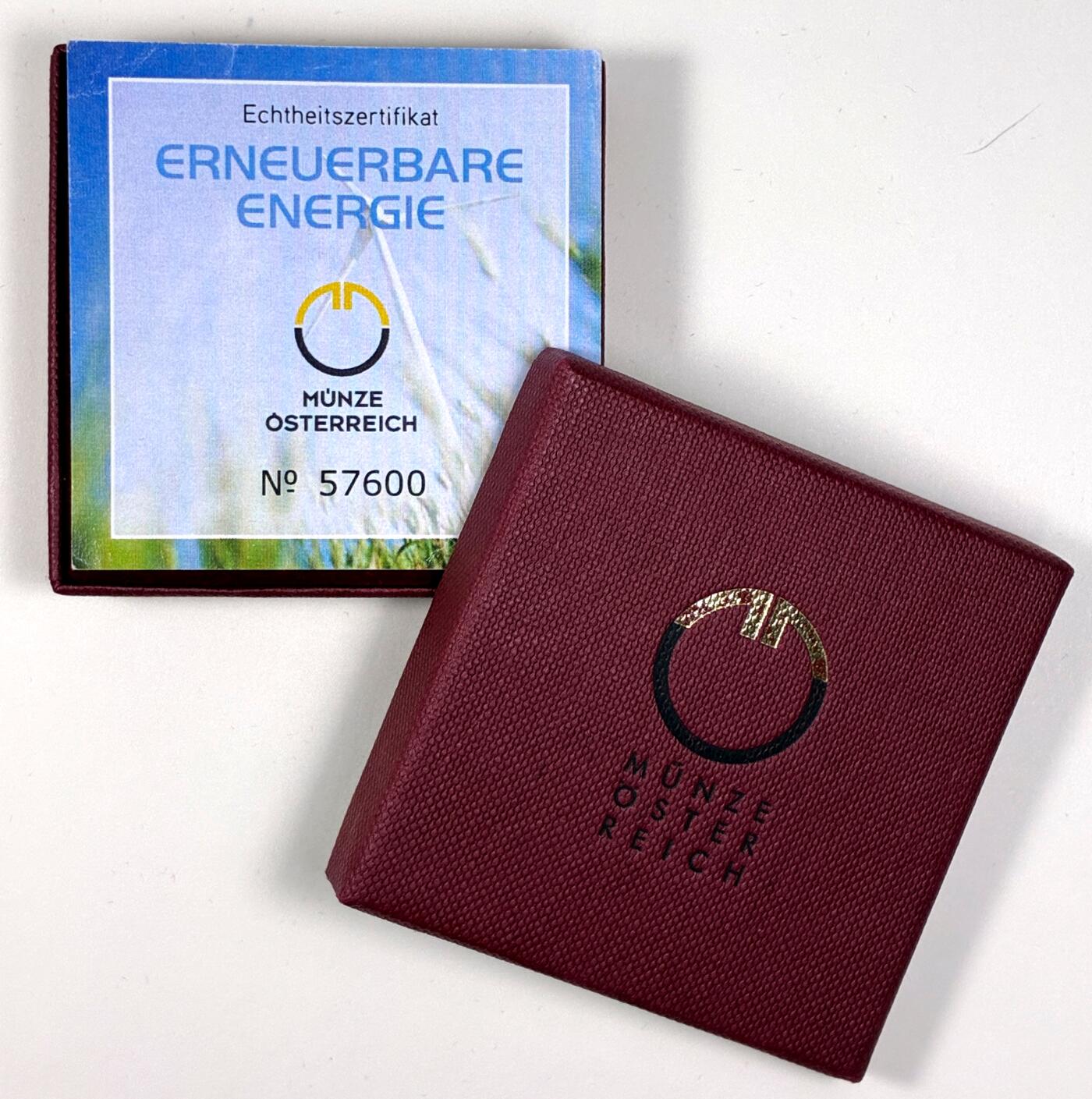 【雨安】【直播拍卖】【第0127期-裸币套币】2026-03-13 周五 19:30 (金价1140, 银价21.50) [现代装帧] Austria 欧元 奥地利 25欧元 2010年 再生能源 铌芯银币