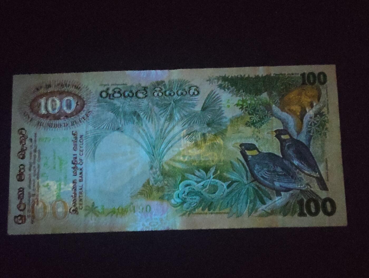 2026三月第二期，总219期 锡兰（现斯里兰卡）1979版100元流通好品XF 少见的大金鸟名誉品
