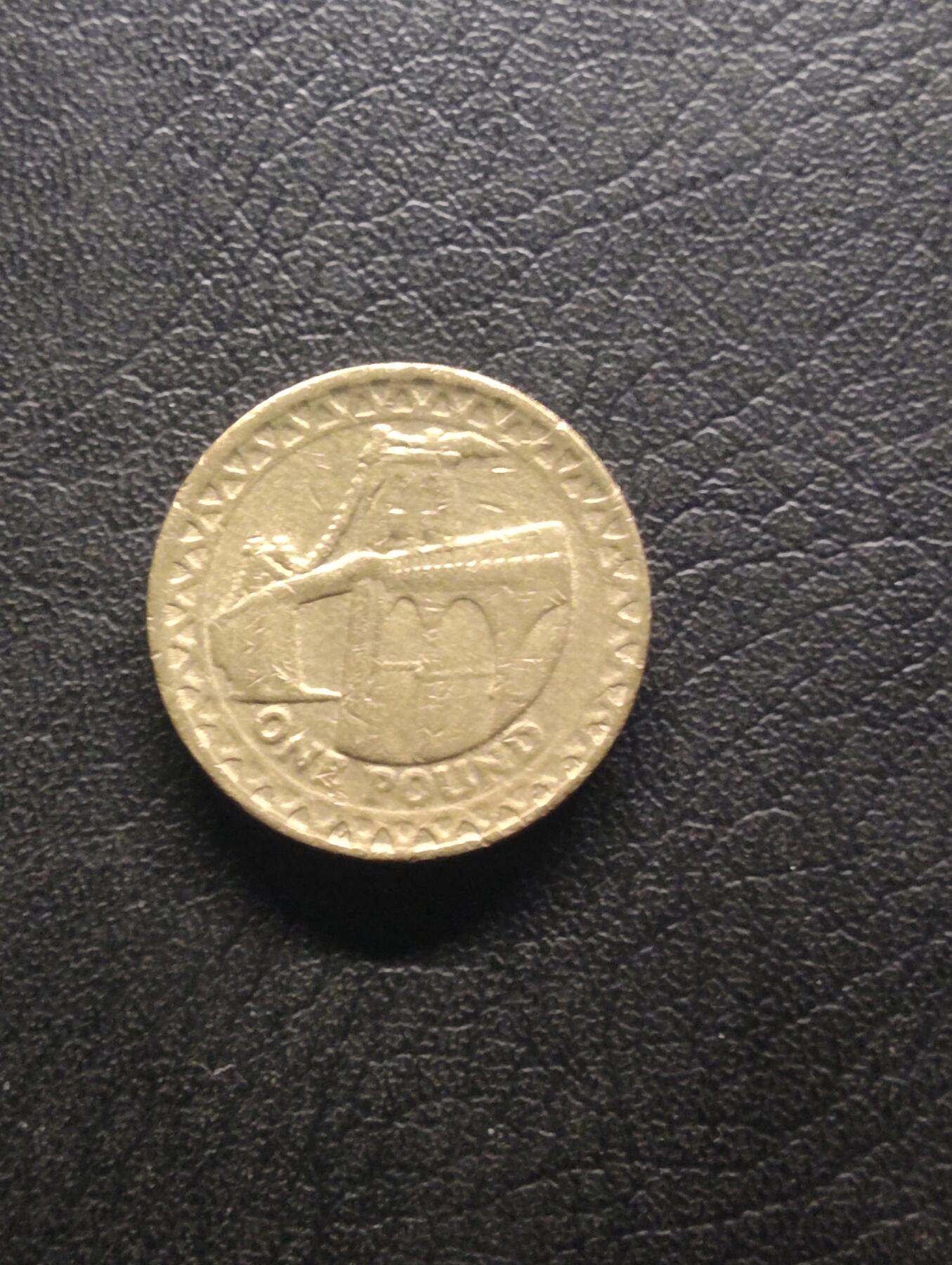 荟藏特别场次第七期——“社长的钢镚堆” 英国2005年威尔士美奈桥1镑纪念币