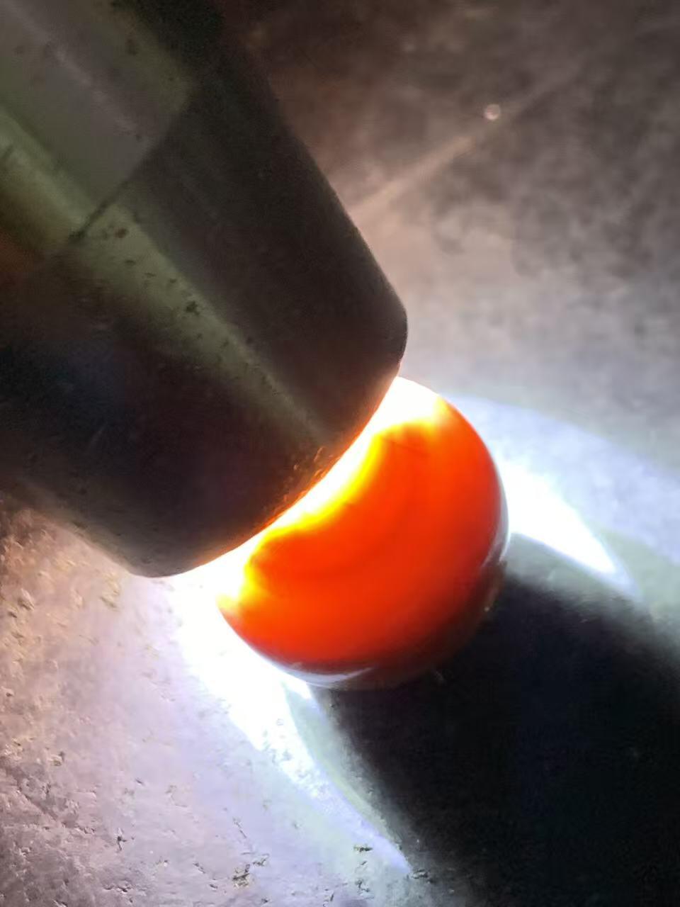 精美川料天眼纹南红玛瑙圆珠一颗！