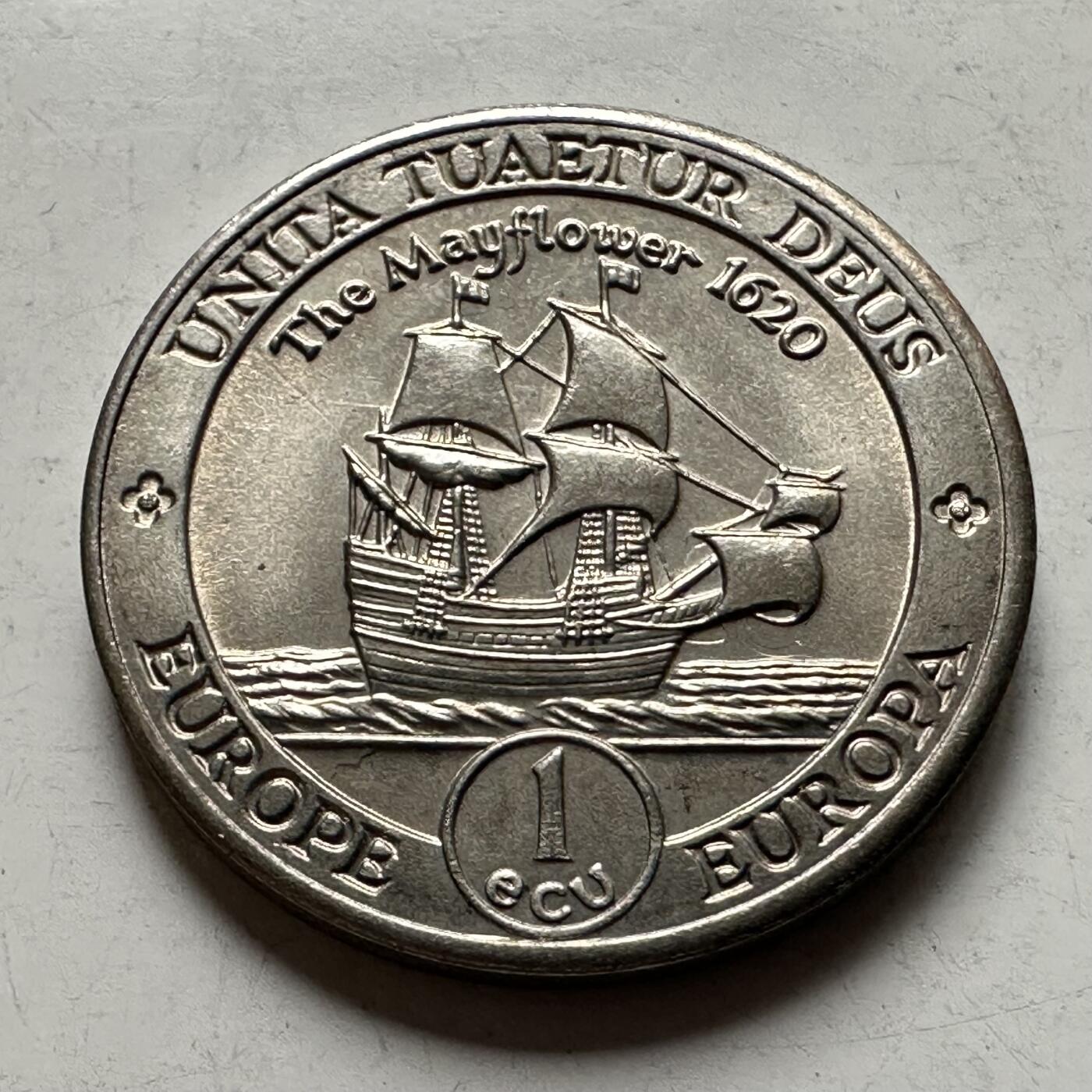 🌹外币初藏🌹🐯2026年第28场   每周二四六晚8️⃣点 接代拍 欧罗巴1995年一埃居 五月花号