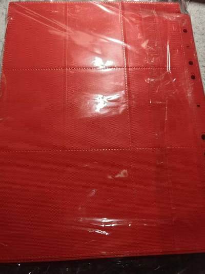 戴老五虎✘权五虎！！龙虎卡牌-七八场（满200元包邮，无佣金，每周六结拍，欢迎送拍） - 红色九宫内页 24页 (未使用)