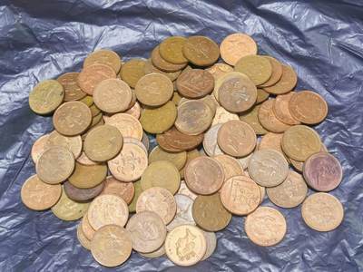 北京马甸外国币专卖第149期，外国币专场，陆续上拍，欢迎关注 - 英国2便士铜币100枚，流通品