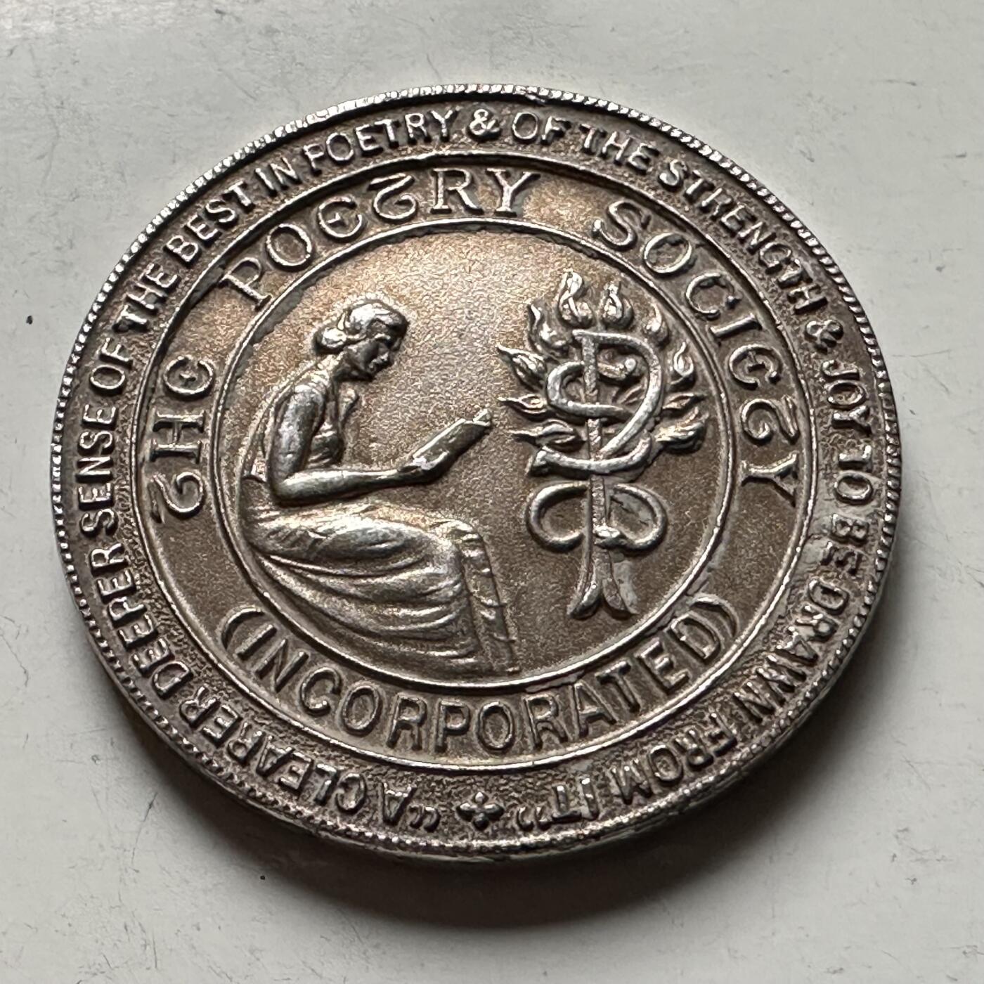 🌹外币初藏🌹🐯2026年第28场   每周二四六晚8️⃣点 接代拍 英国诗歌学会1961年颁发纪念章