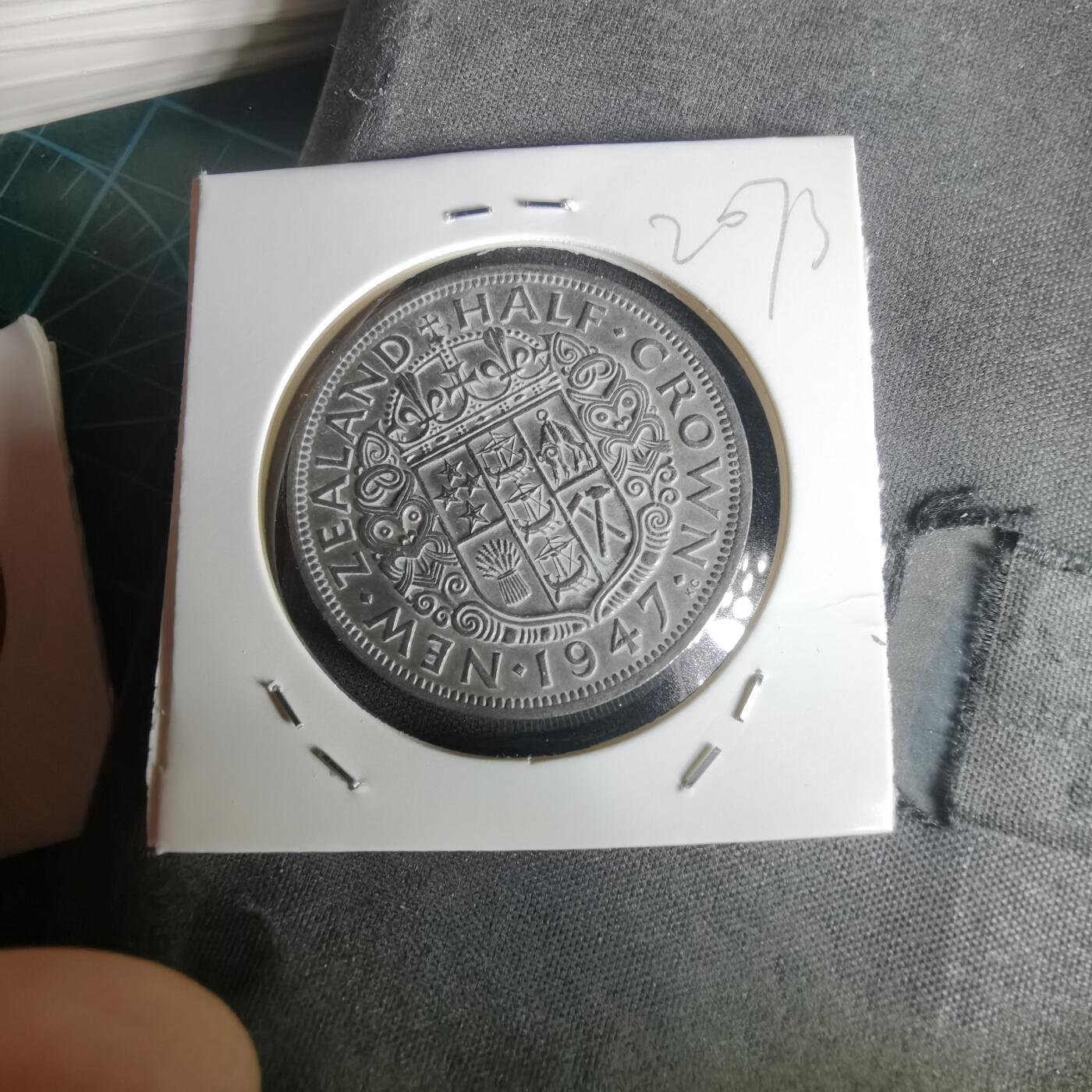 沼泽如烟--第1020场 新西兰1947年半克朗