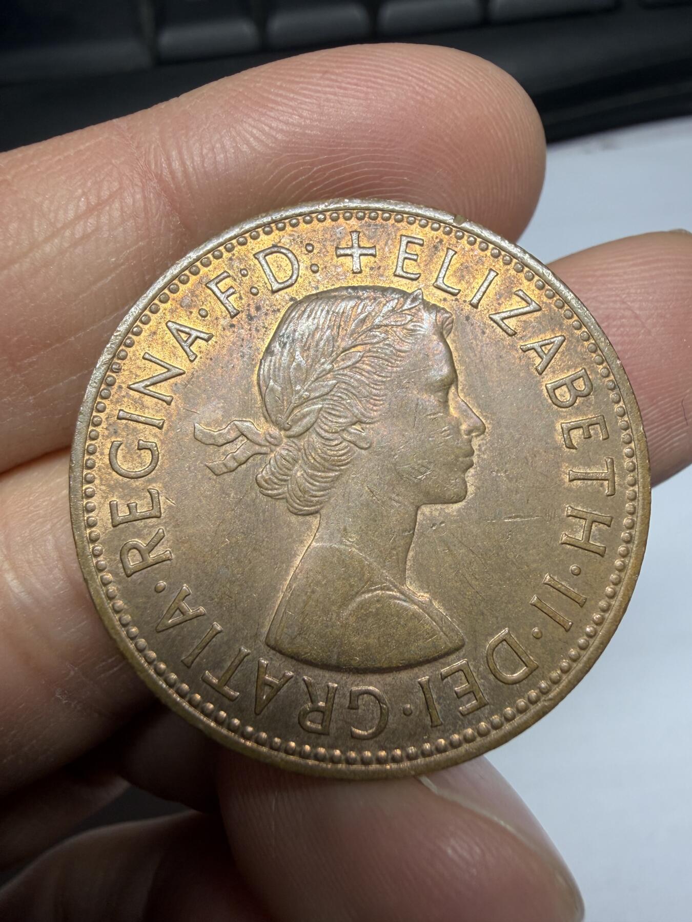 2026年集古藏今外币拍卖第三期-第3场—（总第313拍），可以寄存60天，满160元包邮。 1967年英国1便士