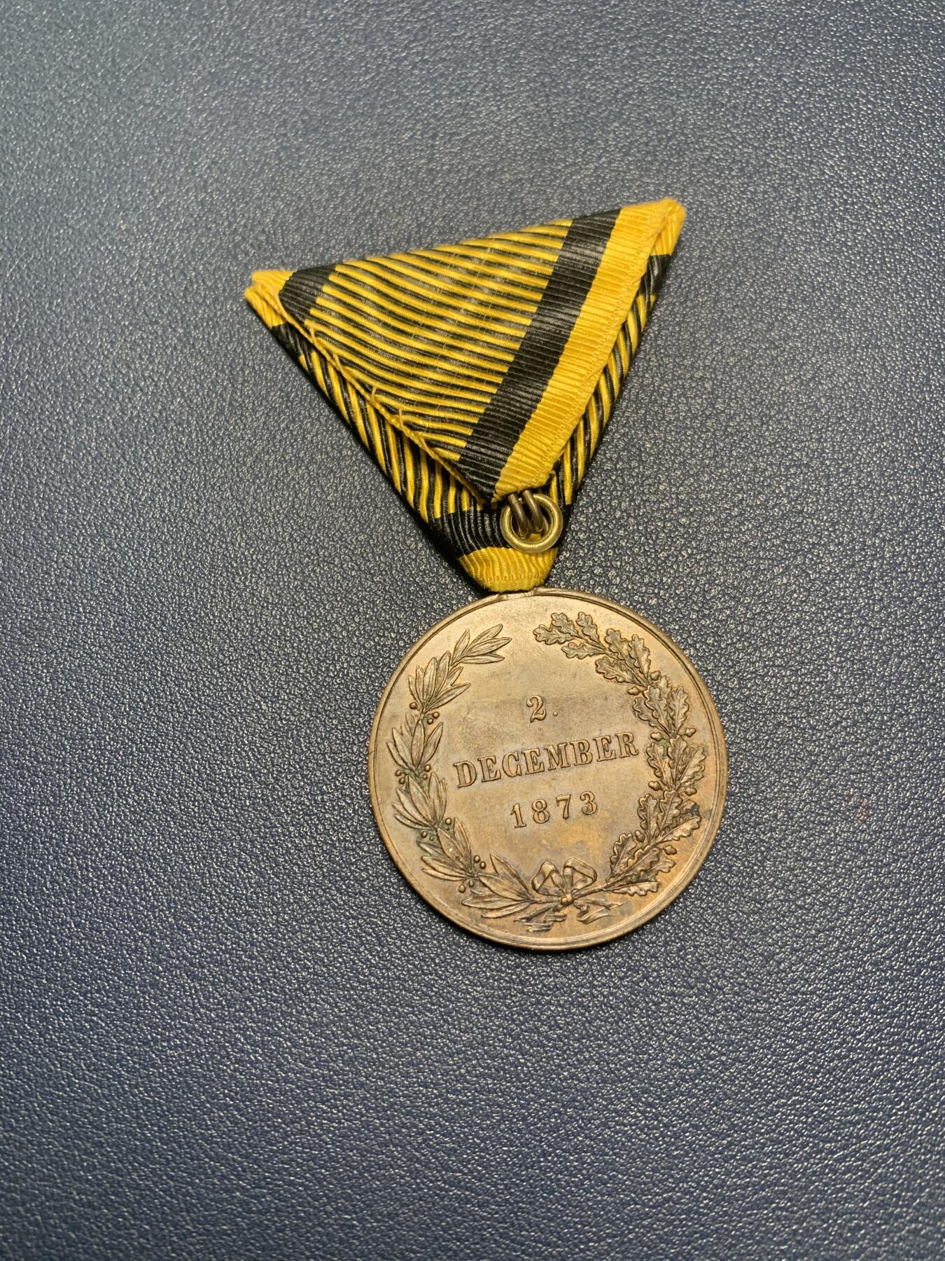 奥匈帝国1873战争奖章，奥匈庚子章