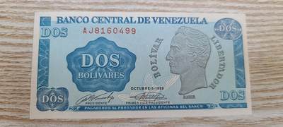 【币将精彩】纸币杂项拍卖（2026-3-15） - 委内瑞拉1986年50玻利瓦尔纸币unc