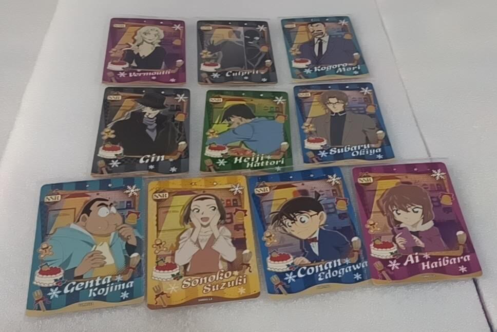 卡游专场  不寄存 卡游 名侦探柯南 SSR原膜 10张  2