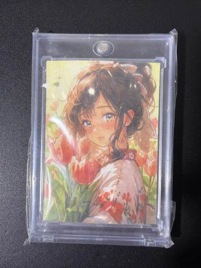 NO.27 好又多金牌大场，每周一站式配齐，方便凑单！（周6晚9点截拍，卖家送拍0抽成！） - 【1/1手绘卡】天泽工作室 画师沁心 郁金香少女