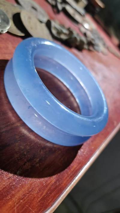 天蓝色手镯一对 - 天蓝色手镯一对