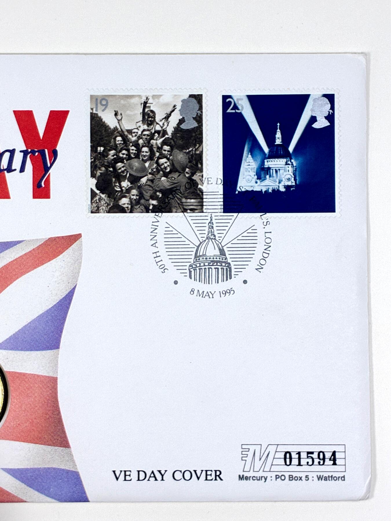 【雨安】【直播拍卖】【第0127期-裸币套币】2026-03-13 周五 19:30 (金价1140, 银价21.50) [现代装帧] Great Britain 英国 2镑 1995年 二战胜利50周年.和平鸽