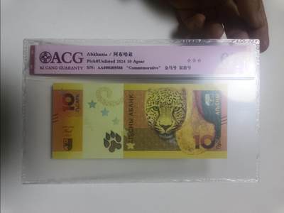 【20260316】非全新纸币和硬币第345场 - 阿布哈兹评级币