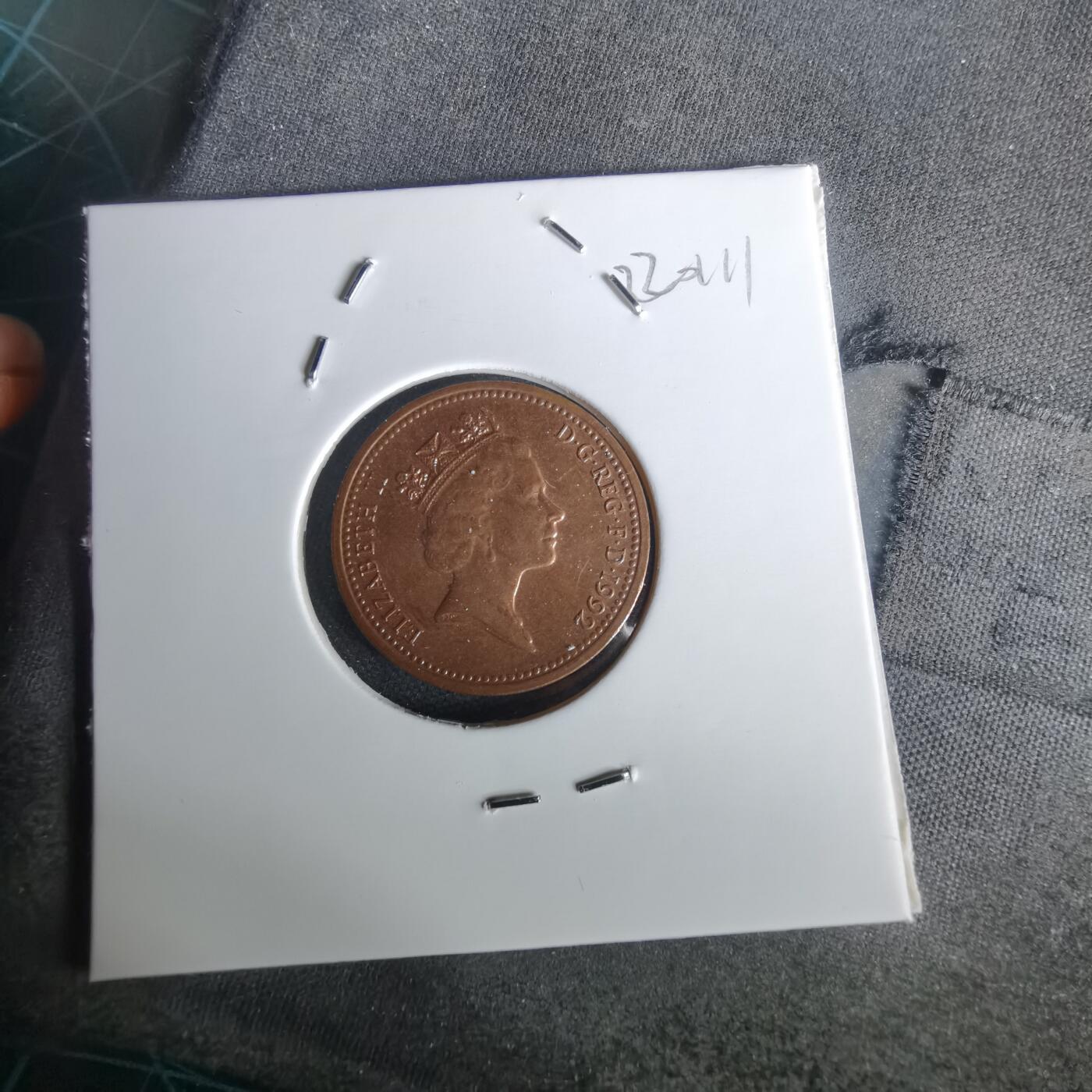 沼泽如烟--第1020场 英国1992年1便士