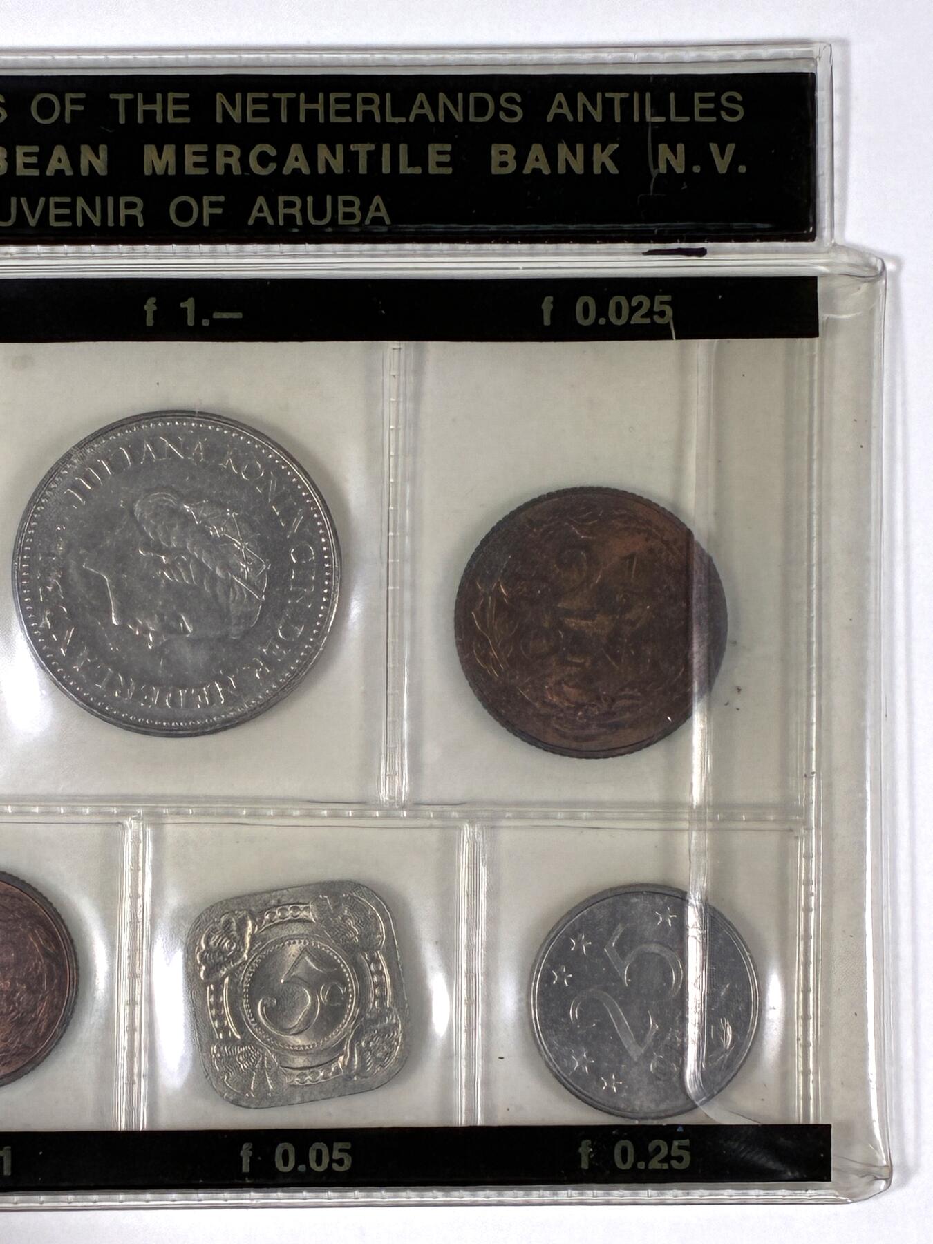 【雨安】【直播拍卖】【第0127期-裸币套币】2026-03-13 周五 19:30 (金价1140, 银价21.50) [现代套币] Netherlands Antilles 荷属安的列斯 套币