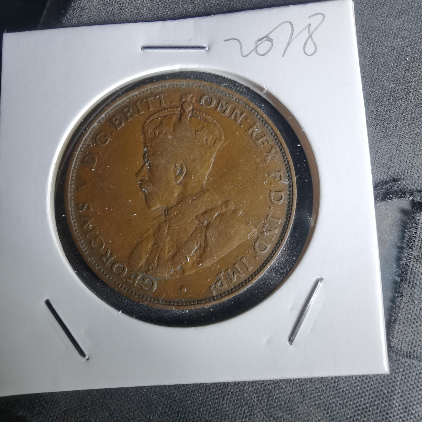 沼泽如烟--第1020场 澳大利亚1919年1便士