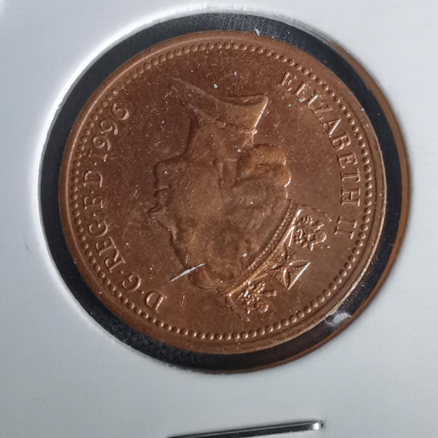 沼泽如烟--第1020场 英国1996年1便士