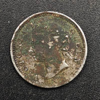 【淘币小摊】实时拍第八百八十拍   散币场    每周一统一发货 - 香港1891年维多利亚五仙银币