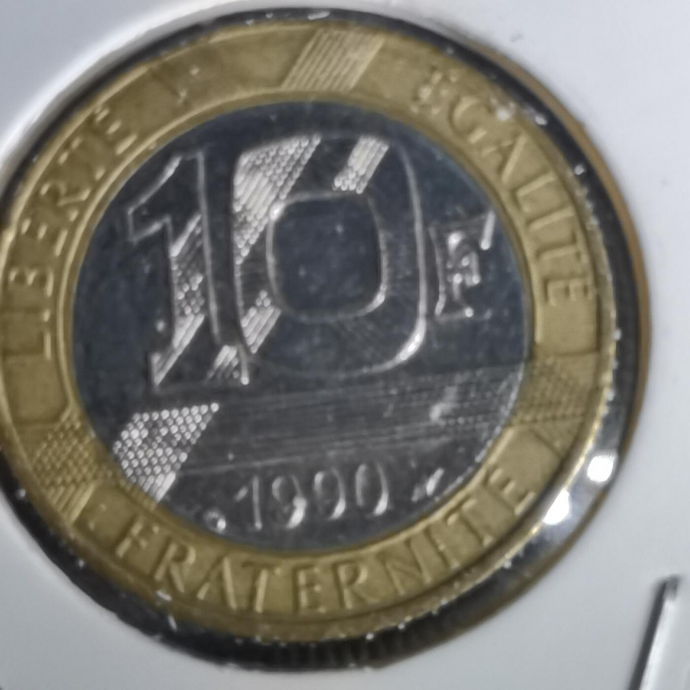 沼泽如烟--第1020场 法国1990年10法郎