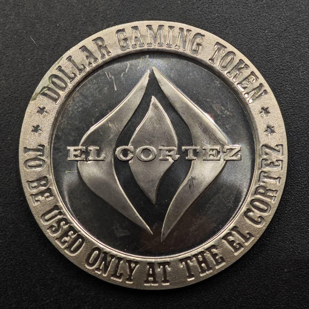 【淘币小摊】实时拍第八百八十拍   散币场    每周一统一发货 美国1965年拉斯维加斯 El Cortez 酒店一美元代币