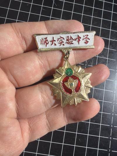 古冰库章牌勋赏收藏第57次拍卖 - 师大实验中学纪念章