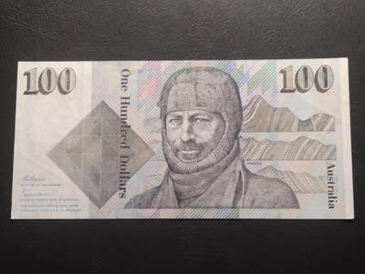 2026三月第二期，总219期 - 澳大利亚1985年100元流通好品XF 基地探险家曼森和天文学家泰布特 最高面值