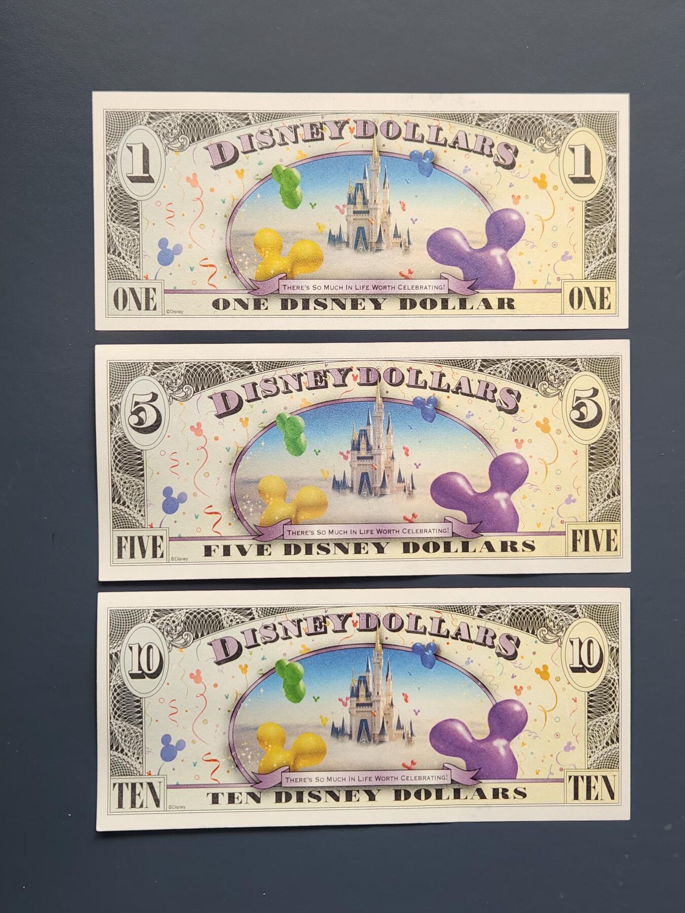 3月14号晚上8点 外国纸币自动截拍第38场 迪士尼2009年 新品一套