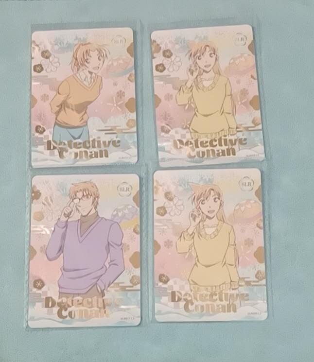 卡游专场  不寄存 卡游 名侦探柯南 SLR原膜 4张