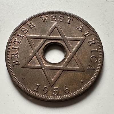 🌹外币初藏🌹🐯2026年第28场   每周二四六晚8️⃣点 接代拍 - 英属西非1956年一便士