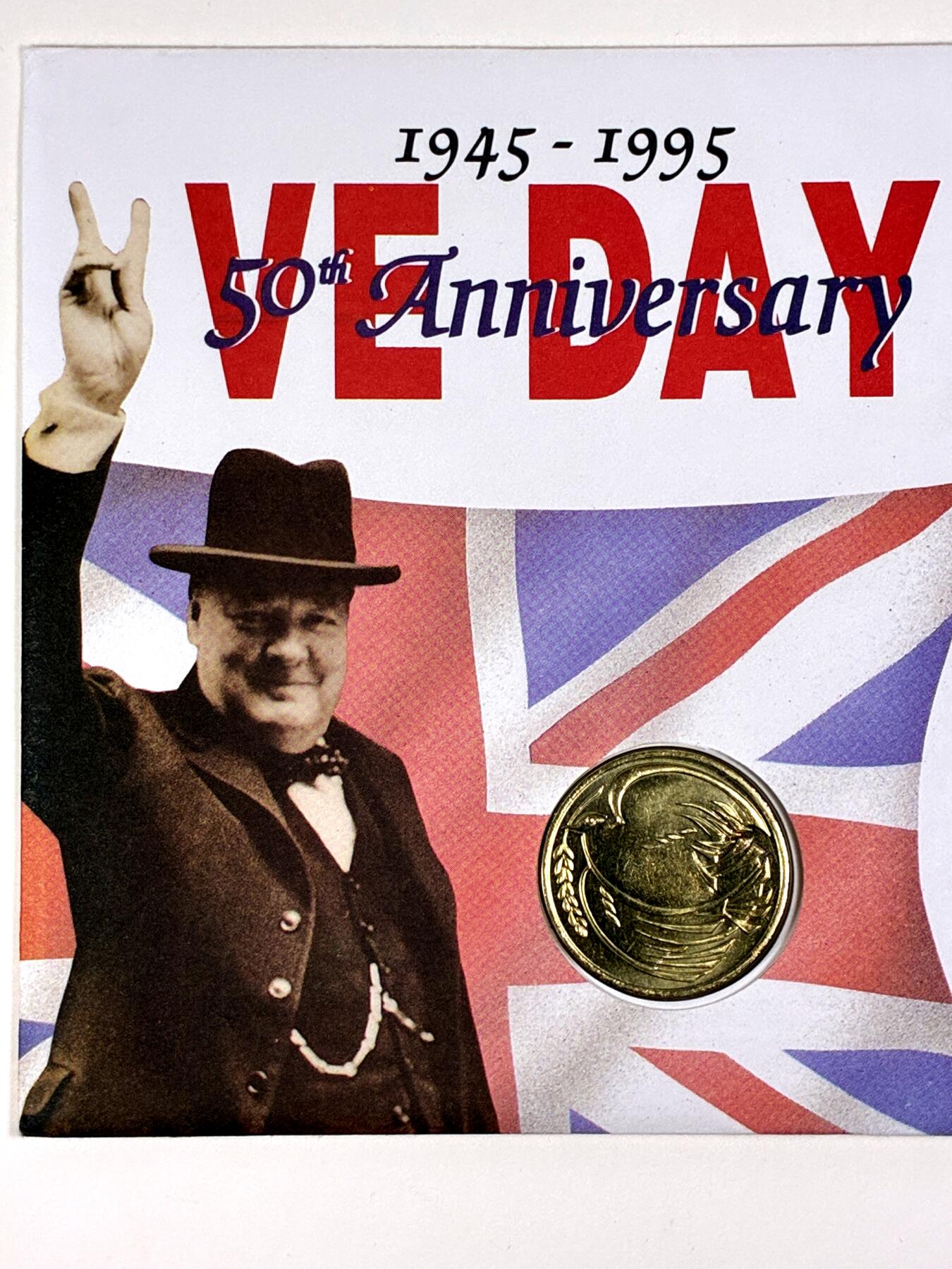 【雨安】【直播拍卖】【第0127期-裸币套币】2026-03-13 周五 19:30 (金价1140, 银价21.50) [现代装帧] Great Britain 英国 2镑 1995年 二战胜利50周年.和平鸽