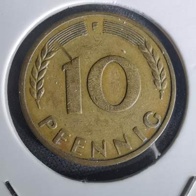 沼泽如烟--第1020场 - 德国1950年10芬尼