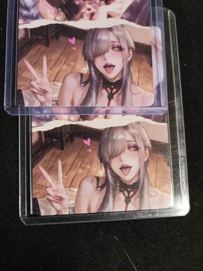 阳大大卡牌拍卖第104期（持续收拍品，周五晚上九点截拍，进群福利早知道） 墨卡文创 第六期 满赠卡 两张 彩闪 带卡夹