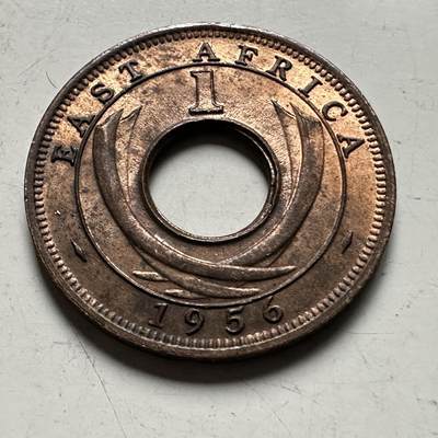 🌹外币初藏🌹🐯2026年第28场   每周二四六晚8️⃣点 接代拍 - 英属东非1956年一分 