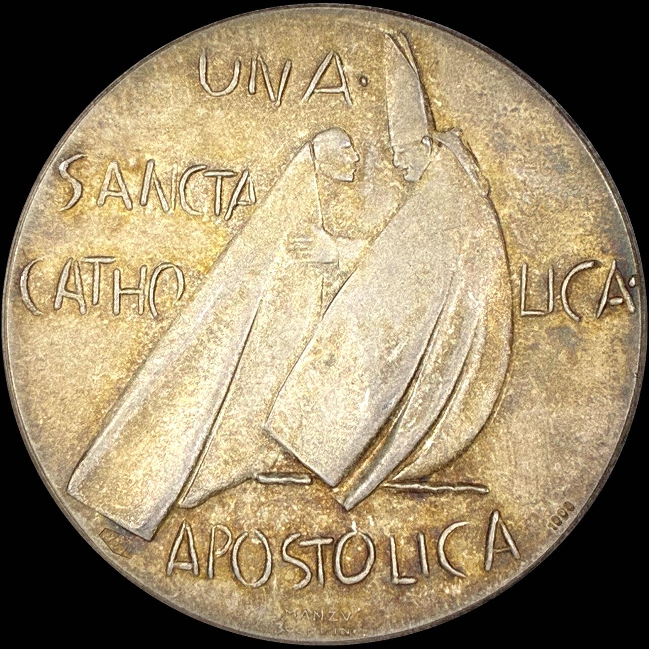 【雨安】【直播拍卖】【第0127期-裸币套币】2026-03-13 周五 19:30 (金价1140, 银价21.50) [徽章奖章] Vatican [章] 梵蒂冈 1962年 若望二十三世 银章 15.3克