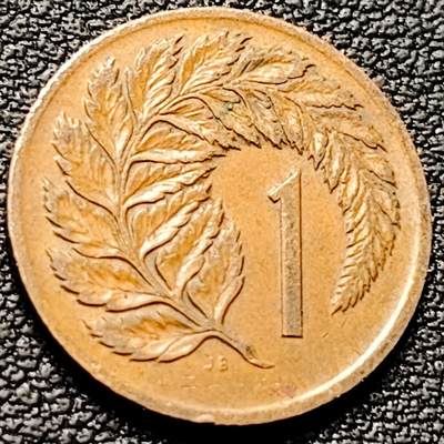 泉币菌-第209场-拍品多 请提前出价 - 英属 新西兰1970年 1分青铜币 国树银蕨叶 17.5mm