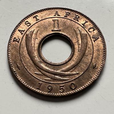 🌹外币初藏🌹🐯2026年第28场   每周二四六晚8️⃣点 接代拍 - 英属东非1950年一分 b