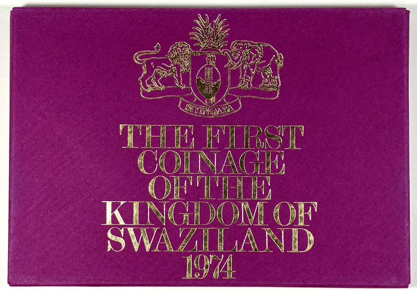 【雨安】【直播拍卖】【第0127期-裸币套币】2026-03-13 周五 19:30 (金价1140, 银价21.50) [现代套币] Swaziland 斯威士兰 套币 1974年