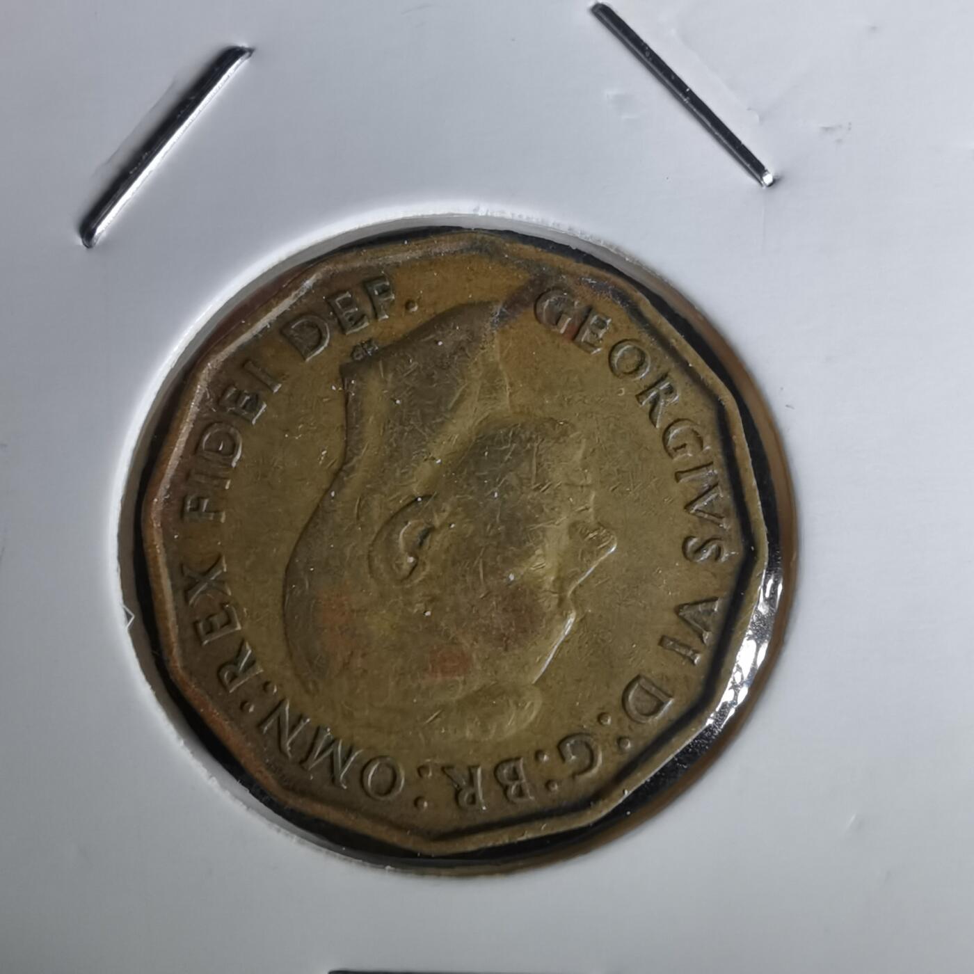 沼泽如烟--第1020场 英国1952年3便士