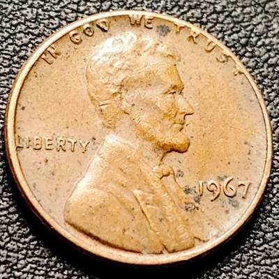 泉币菌-第208场-拍品多 请提前出价 - 美国1967年1美分铜币 林肯纪念堂 19mm